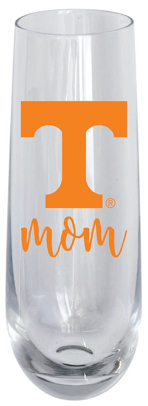 Tennessee Knoxville Volunteers 10oz Stemless Flute Mom Design Officially Licensed Single