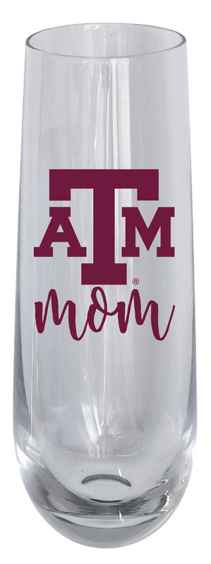 Texas A&M Aggies 10oz Stemless Flute Mom Design Officially Licensed Single