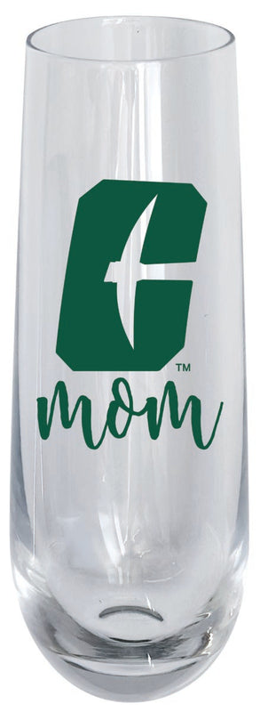 North Carolina Charlotte Forty-Niners 10oz Stemless Flute Mom Design Officially Licensed Single