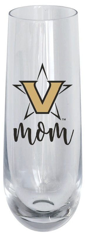 Vanderbilt University 10oz Stemless Flute Mom Design Officially Licensed Single