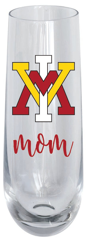 VMI Keydets 10oz Stemless Flute Mom Design Officially Licensed 4-Pack