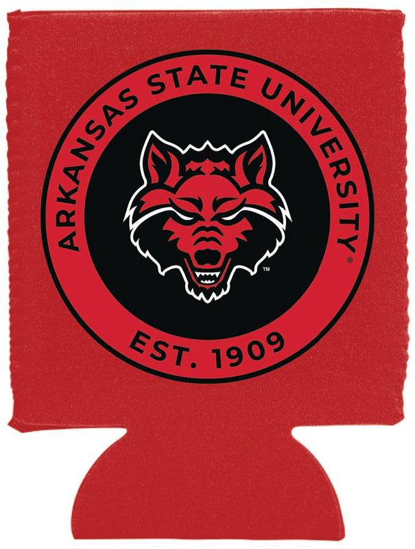 Arkansas State Neoprene Can Hugger Red Officially Licensed Collegiate Product 2-Pack
