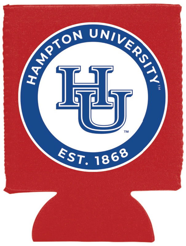 Hampton University Neoprene Can Hugger Red Officially Licensed Collegiate Product 4-Pack