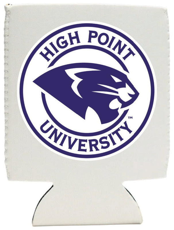 High Point University Neoprene Can Hugger White Officially Licensed Collegiate Product 4-Pack