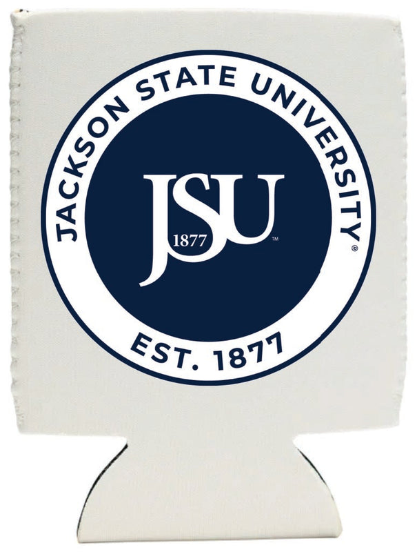 Jackson State University Neoprene Can Hugger White Officially Licensed Collegiate Product 2-Pack