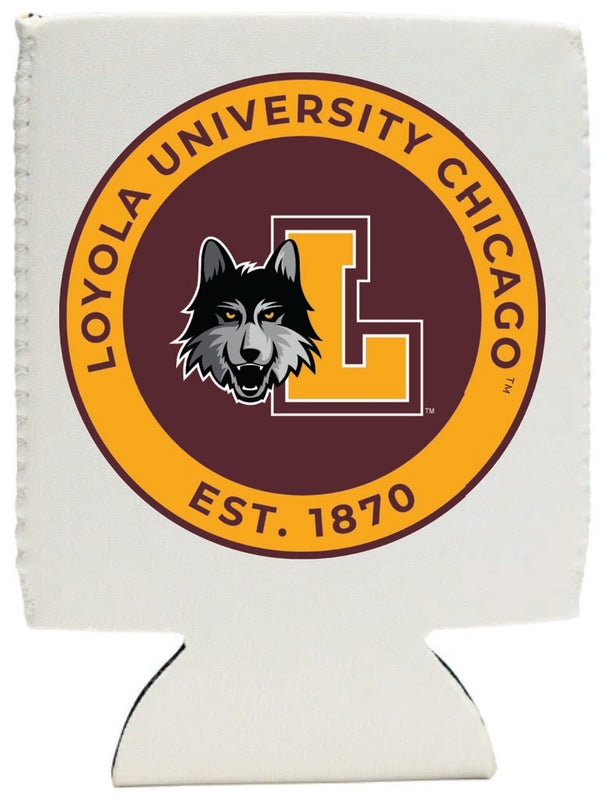 Loyola University Ramblers Neoprene Can Hugger White Officially Licensed Collegiate Product Single