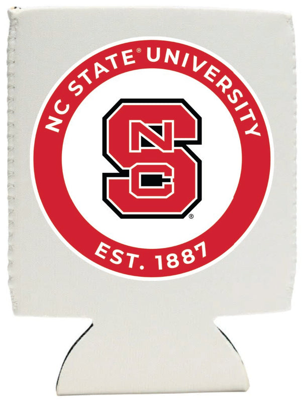 NC State Wolfpack Neoprene Can Hugger White Officially Licensed Collegiate Product Single