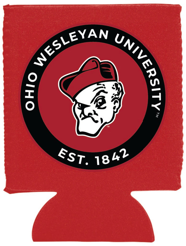 Ohio Wesleyan University Neoprene Can Hugger White Officially Licensed Collegiate Product Single