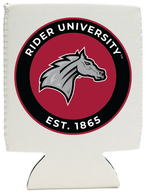 Rider University Broncs Neoprene Can Hugger White Officially Licensed Collegiate Product 2-Pack