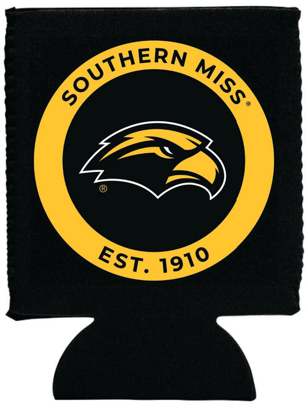 Southern Mississippi Golden Eagles Neoprene Can Hugger Black Officially Licensed Collegiate Product Single