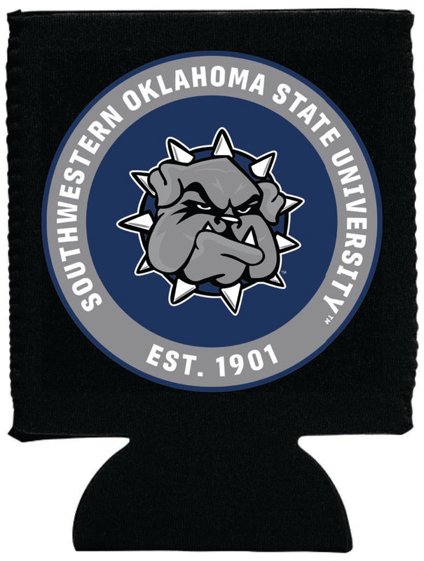 Southwestern Oklahoma State University Neoprene Can Hugger Black Officially Licensed Collegiate Product 2-Pack