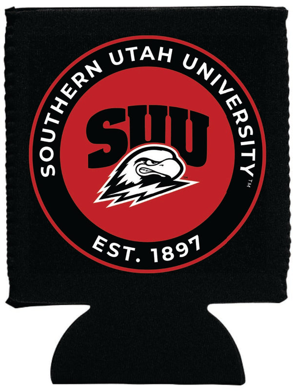 Southern Utah University Neoprene Can Hugger Black Officially Licensed Collegiate Product Single