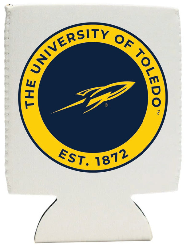 Toledo Rockets Neoprene Can Hugger White Officially Licensed Collegiate Product Single