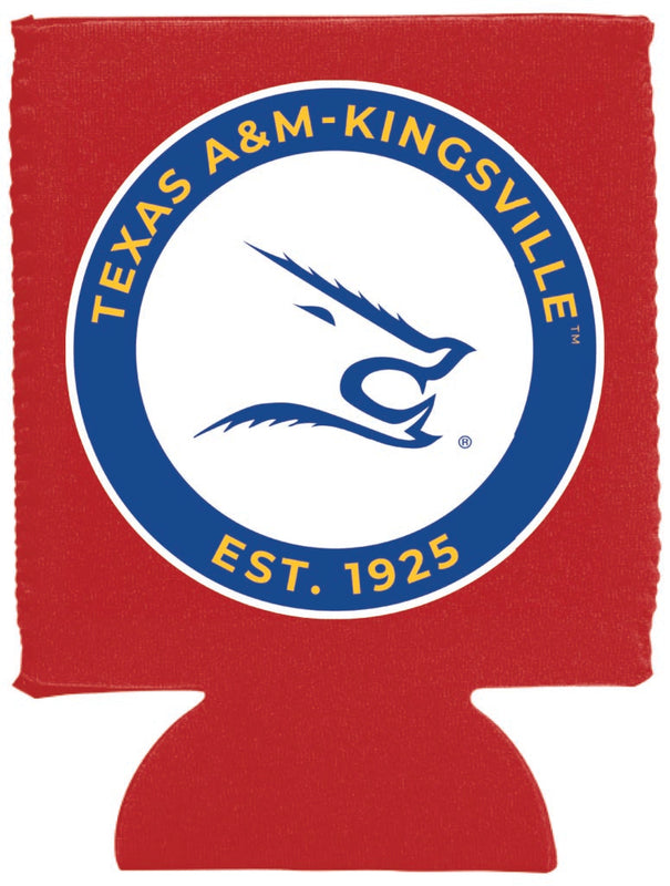 Texas A&M Kingsville Javelinas Neoprene Can Hugger Red Officially Licensed Collegiate Product 2-Pack
