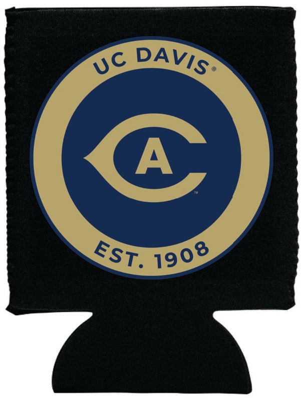 UC Davis Aggies Neoprene Can Hugger Black Officially Licensed Collegiate Product Single