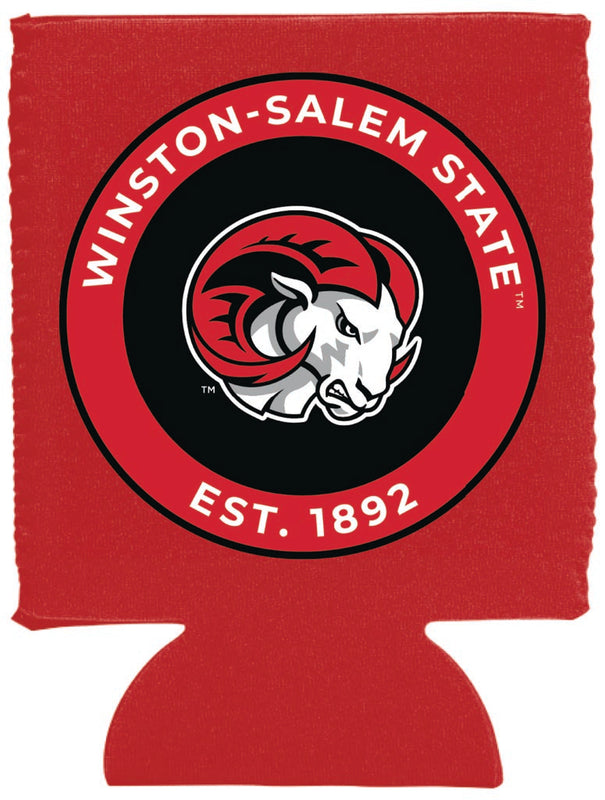 Winston-Salem State Neoprene Can Hugger Red Officially Licensed Collegiate Product Single