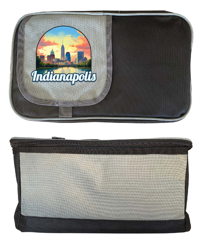 Indianapolis Indiana Design B Souvenir Cooler 9 pack