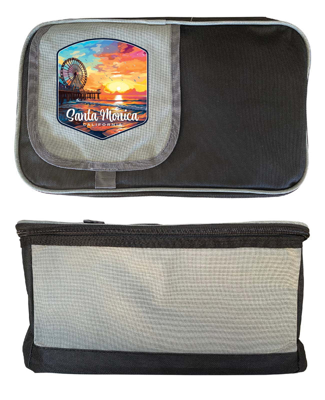 Santa Monica California Design A Souvenir Cooler 9 pack