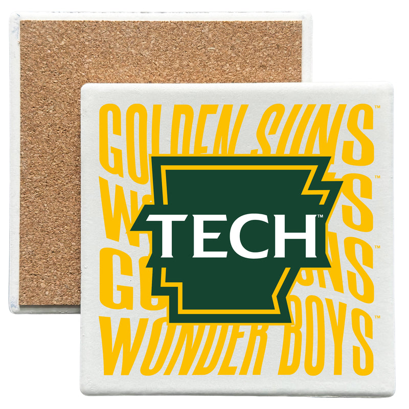 Arkansas Tech University Officially Licensed 4x4-Inch Ceramic Coaster – Logo or Medley Design Logo