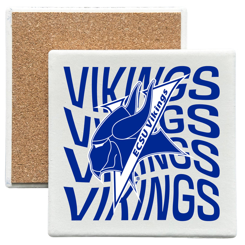 Elizabeth City State University Officially Licensed 4x4-Inch Ceramic Coaster – Logo or Medley Design Logo
