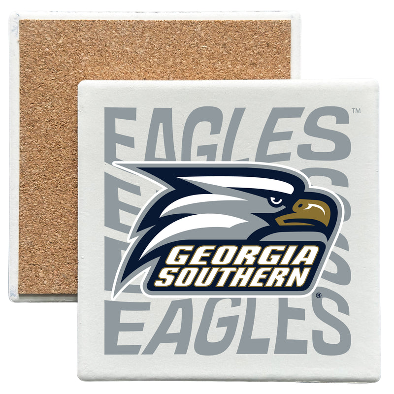 Georgia Southern Eagles Officially Licensed 4x4-Inch Ceramic Coaster – Logo or Medley Design Logo