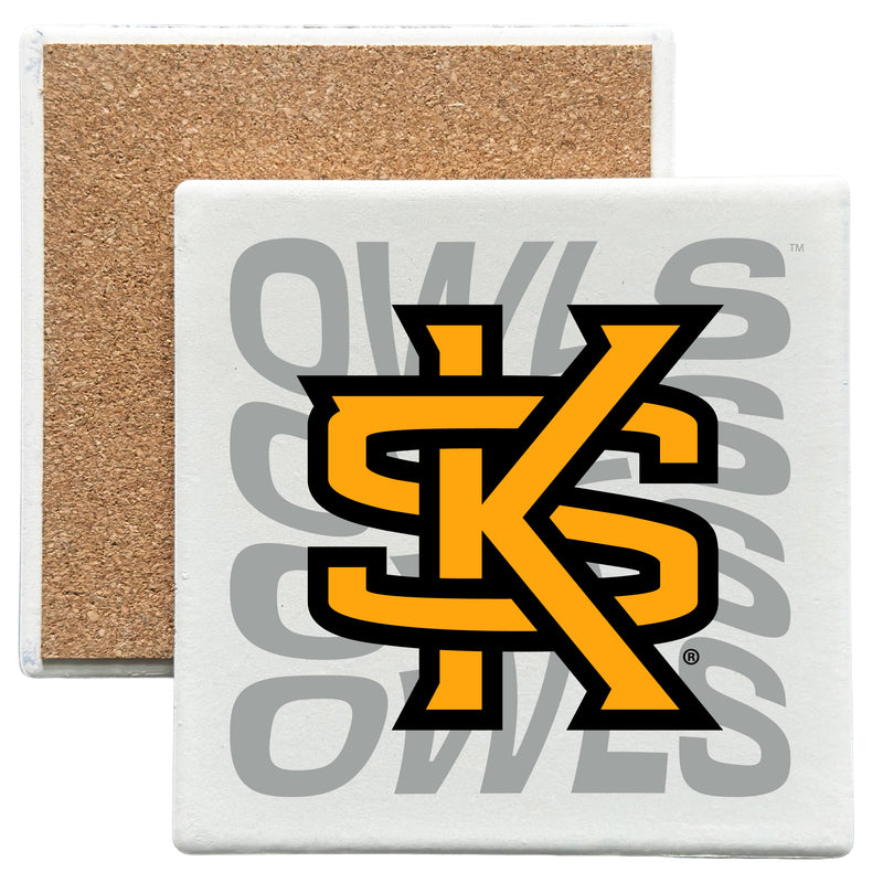 Kennesaw State University Officially Licensed 4x4-Inch Ceramic Coaster – Logo or Medley Design Logo