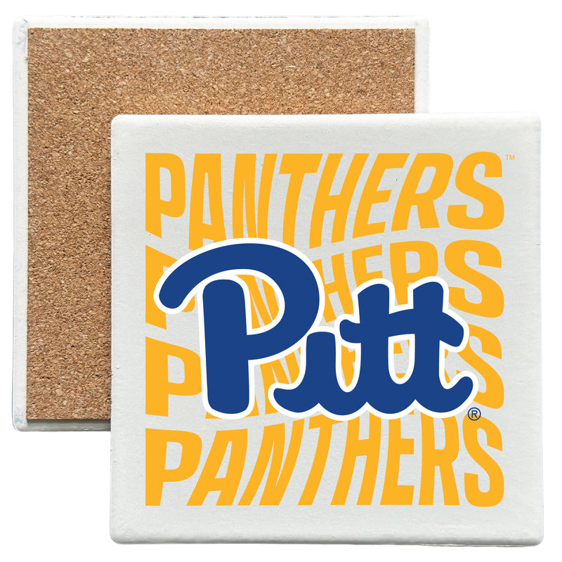 Pittsburgh Panthers Officially Licensed 4x4-Inch Ceramic Coaster – Logo or Medley Design Logo