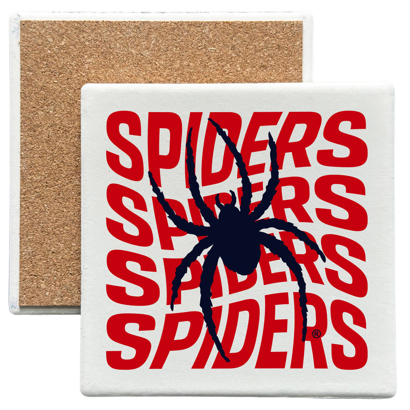Richmond Spiders Officially Licensed 4x4-Inch Ceramic Coaster – Logo or Medley Design Logo