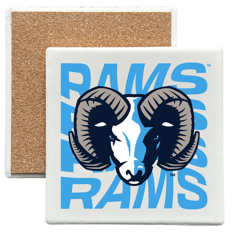 Rhode Island University Officially Licensed 4x4-Inch Ceramic Coaster – Logo or Medley Design Logo