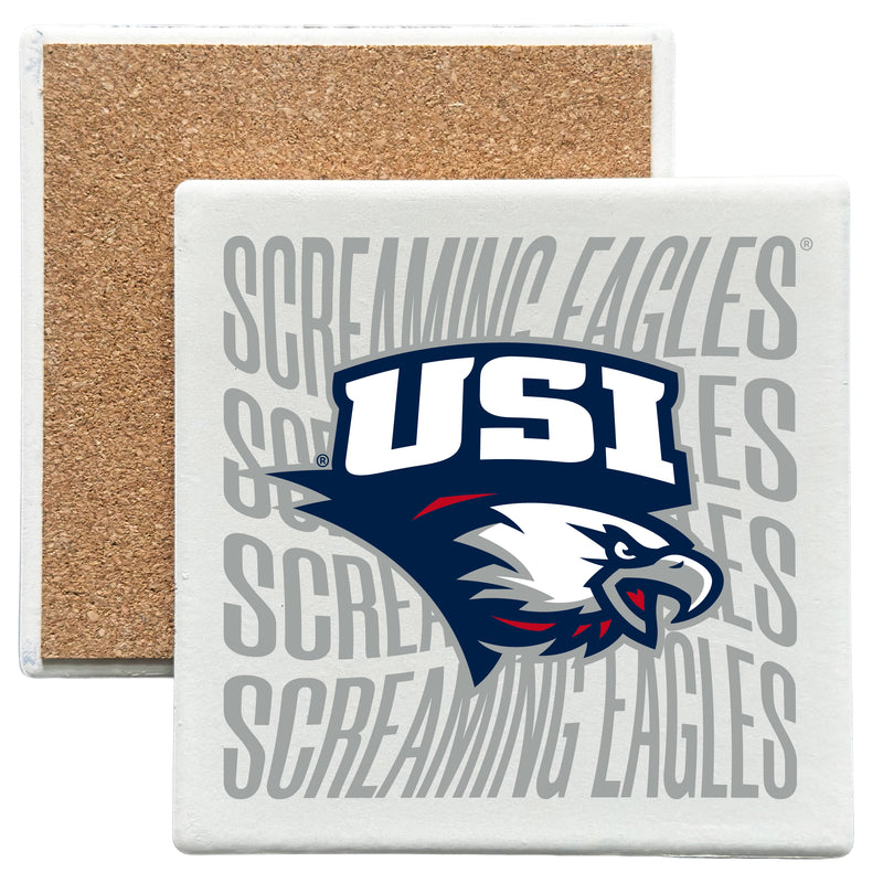 University of Southern Indiana Officially Licensed 4x4-Inch Ceramic Coaster – Logo or Medley Design Logo