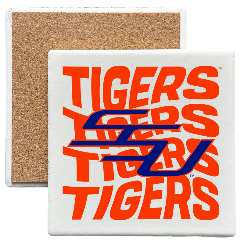 Savannah State University Officially Licensed 4x4-Inch Ceramic Coaster – Logo or Medley Design Logo