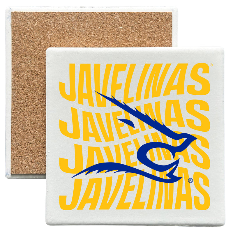 Texas A&M Kingsville Javelinas Officially Licensed 4x4-Inch Ceramic Coaster – Logo or Medley Design Logo