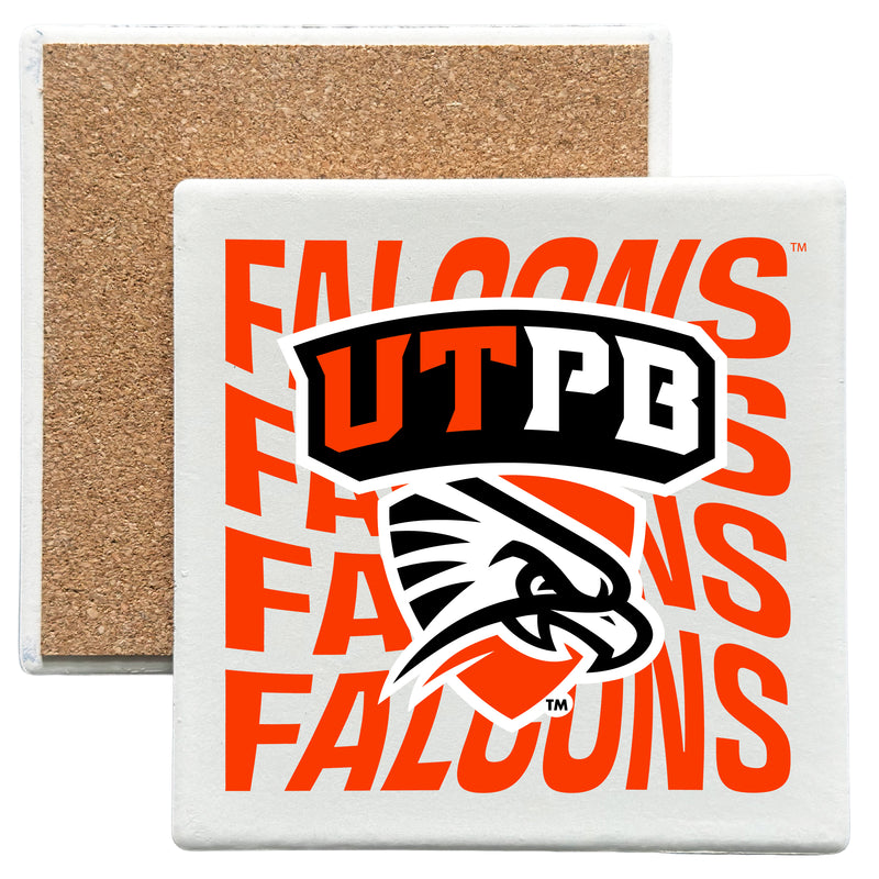 University of Texas of the Permian Basin Officially Licensed 4x4-Inch Ceramic Coaster – Logo or Medley Design Logo