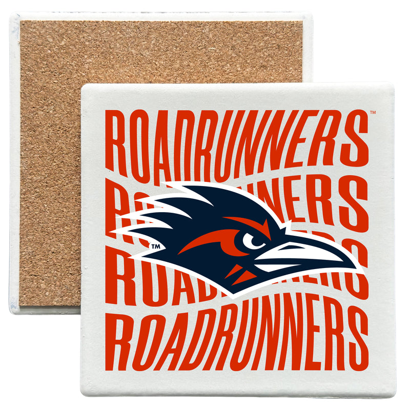 UTSA Roadrunners Officially Licensed 4x4-Inch Ceramic Coaster – Logo or Medley Design Logo