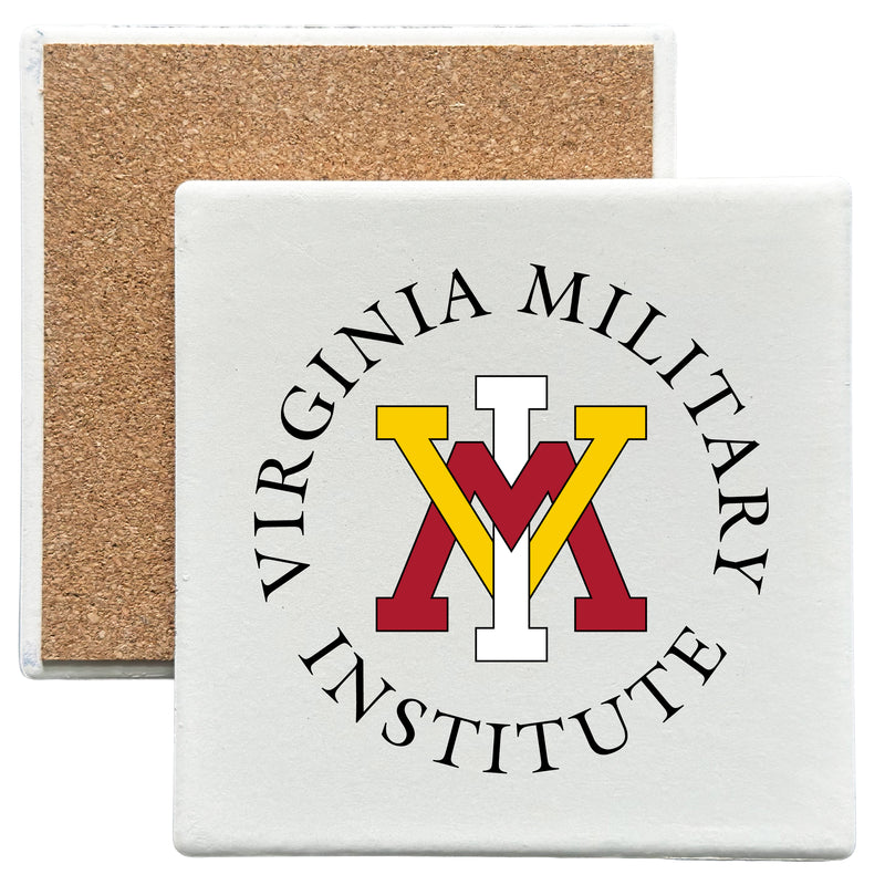 VMI Keydets Officially Licensed 4x4-Inch Ceramic Coaster – Logo or Medley Design Logo