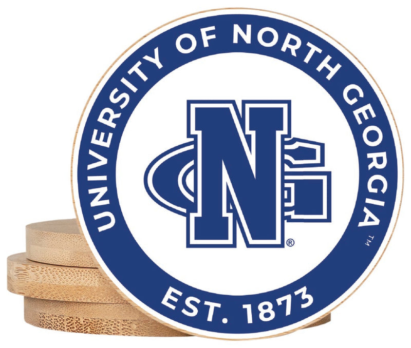 North Georgia Nighthawks Coaster Wooden 3.5 x 3.5-Inch 4 Pack Officially Licensed Collegiate Product