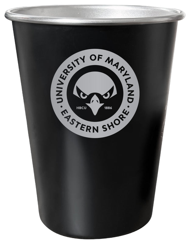 Maryland Eastern Shore 8 oz Engraved Tin Cup Black Matte Coating Officially Licensed
