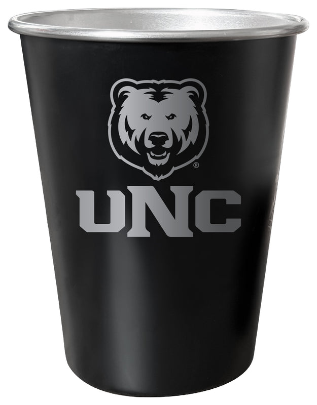 Northern Colorado Bears 8 oz Engraved Tin Cup Black Matte Coating Officially Licensed