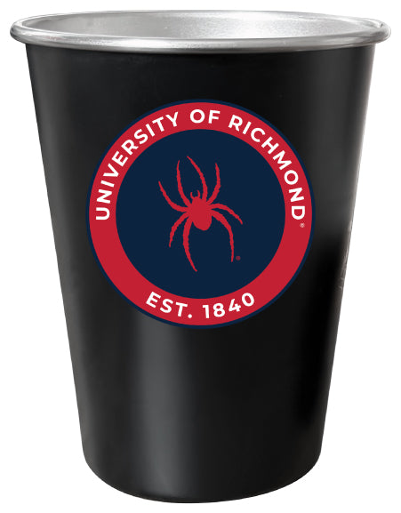 Richmond Spiders 8 oz Tin Cup Black Matte Coating Officially Licensed Single