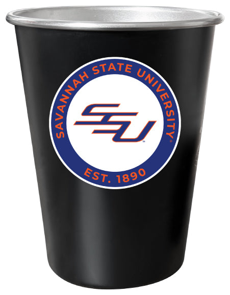 Savannah State University 8 oz Tin Cup Black Matte Coating Officially Licensed Single