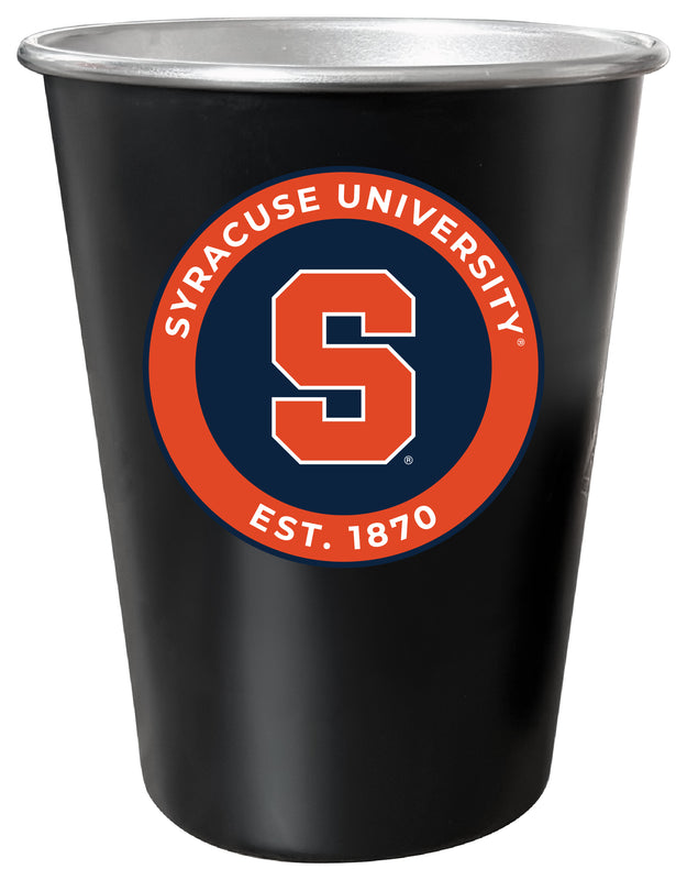 Syracuse Orange 8 oz Tin Cup Black Matte Coating Officially Licensed Single