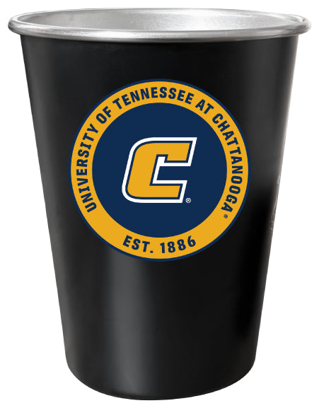 University of Tennessee at Chattanooga 8 oz Tin Cup Black Matte Coating Officially Licensed Single