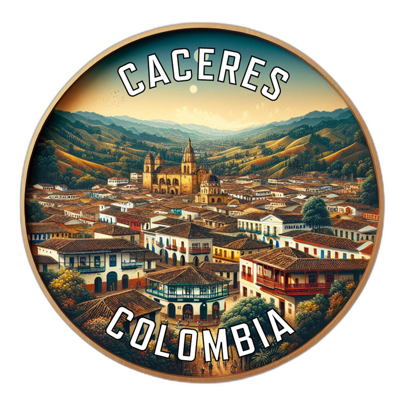 Caceres Colombia Souvenir Vinyl Decal Sticker 2-Inch