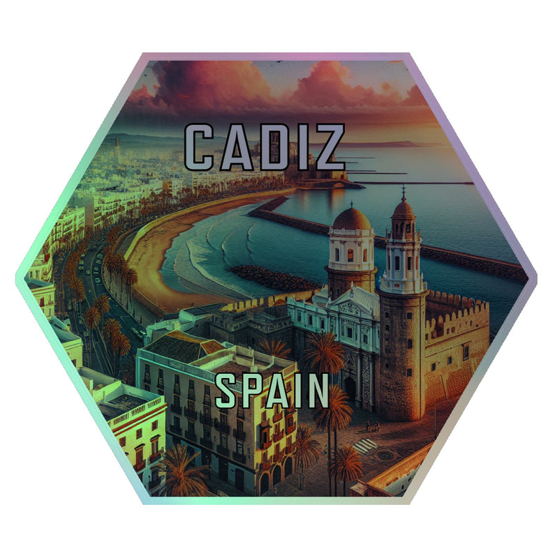 Cadiz Spain Souvenir Vinyl Decal Sticker 2-Inch