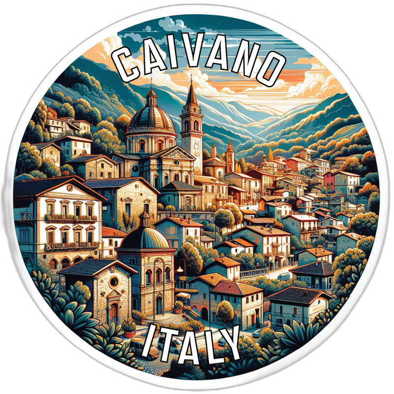 Caivano Italy Souvenir Die Cut Flat Magnet 2-Inch
