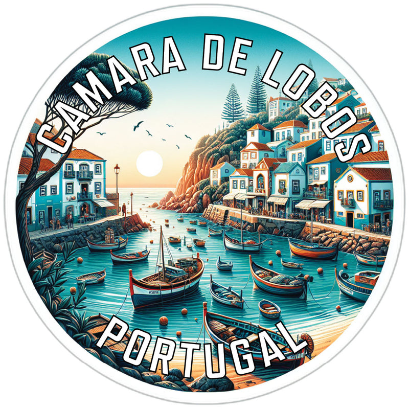 Camara de Lobos Portugal Souvenir Die Cut Flat Magnet 6-Inch
