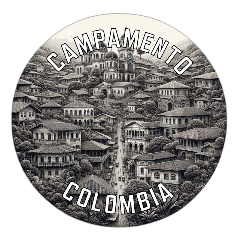 Campamento Colombia Souvenir Vinyl Decal Sticker 3-Inch