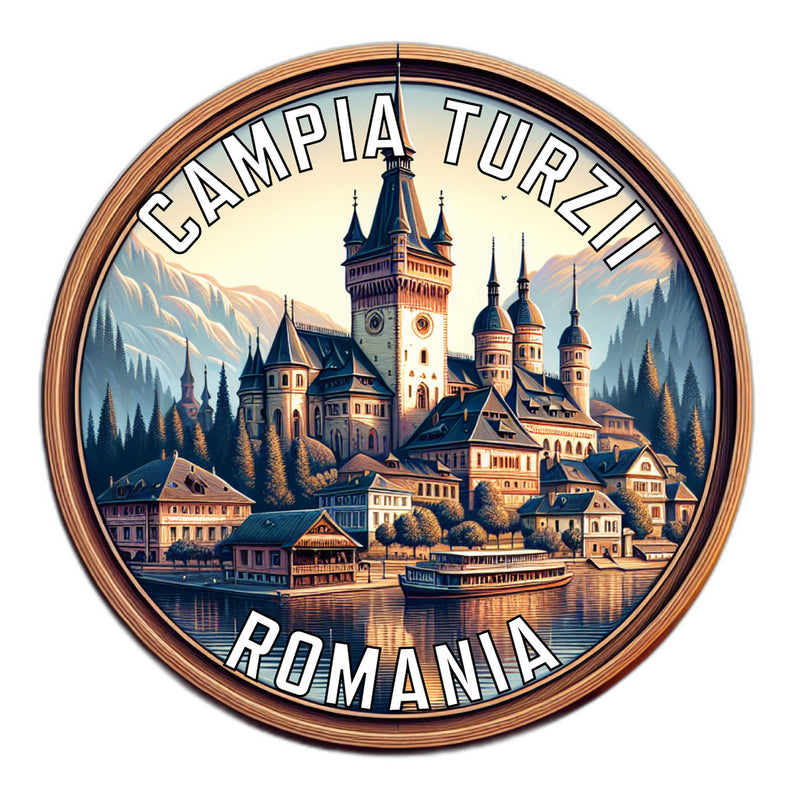 Campia Turzii Romania Souvenir Die Cut Flat Magnet 2-Inch