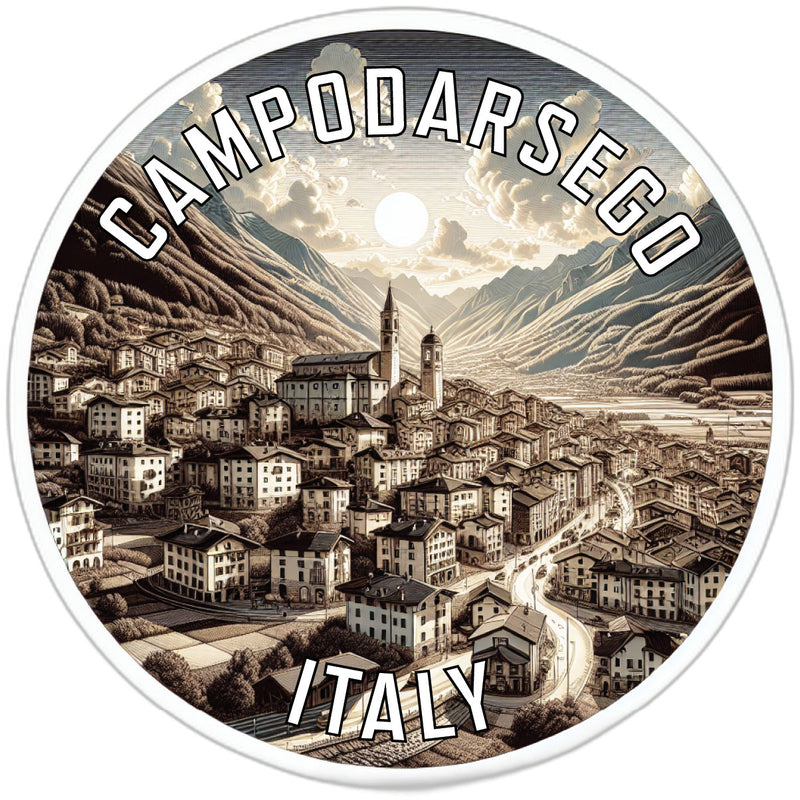 Campodarsego Italy Souvenir Die Cut Flat Magnet 2-Inch