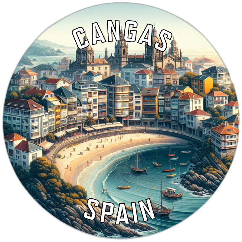 Cangas Spain Souvenir Vinyl Decal Sticker 6-Inch